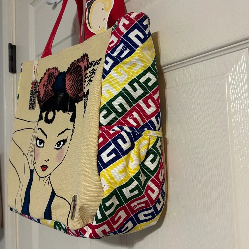 Gwen Stefani HARAJUKU LOVERS canvas lightweight Bag Purse MUSIC girl design